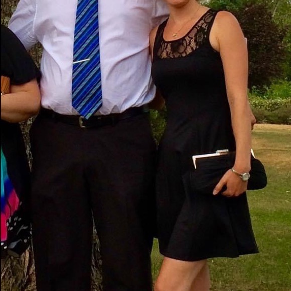 Wildchild Classic Black Mini dress with lace - Picture 4 of 4